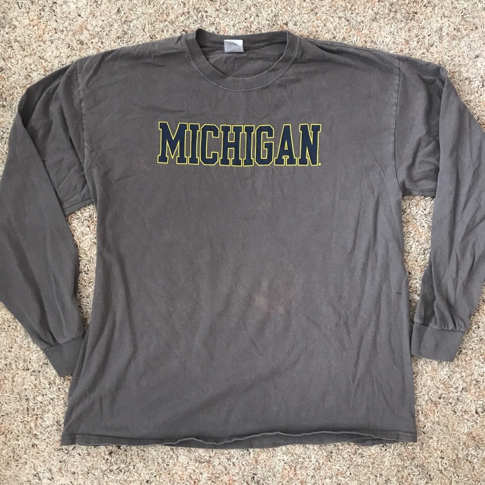vintage long sleeve michigan t-shirt